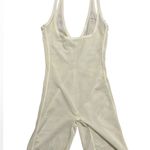 SKIMS size xs seamless sculpt mid thigh open bust bodysuit marble white nwt Photo 0