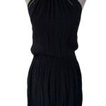 ASTR The Label Black Open Back Lined Romper Women Size Medium | 31 Photo 0