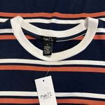 Rue 21  junior medium striped short sleeve crew neck knit dress above knee mini Photo 3