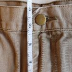 Forever 21 High Rise Studded Destroyed Cut Off Shorts 30 Khaki Gold Photo 9