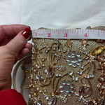 Elegant Gold and Silver Embellished Clutch with removable strap or handles Photo 6