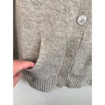 Coincidence & Chance Cardigan Sweater S Womens Wool Blend Fair Isle Knit Gray Photo 2