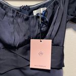 Hello Molly (NWT) Sky Child Ruched Puff Sleeve Maxi Dress Navy, Size XS/2 Photo 8