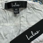 Lulus NWT  XS Daisy Days Blue Floral Empire Waist A-Line Mini Dress Casual Summer Photo 6