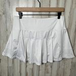 Zyia  White Active Tennis Pleated‎ Chill Clubhouse Skort Womens Size Large Photo 2