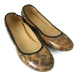 J.Crew Patented Animal Print Flat Shoes Photo 3