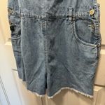 No Excuses Y2K  Denim Short Overalls Size Large Photo 3