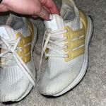 Adidas White and Yellow UltraBoost Athletic Sneakers size 7.5 Photo 2