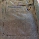 Etcetera  Gold Black Metallic Full Front Zip & Pockets Pencil Skirt Size 4 Photo 3