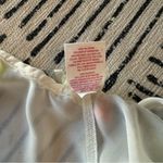 Xhilaration White Tunic with Colorful Hem Pom Accents Swim Coverup Medium Photo 4