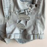 Aeropostale Light Wash High Waisted Midi Shorts Photo 8