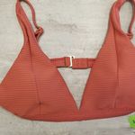 l*space 💕L*💕 Eco Chic Repreve Nina Bikini Top ~ Ribbed Textured Brick DD NWT Photo 10