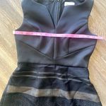 Adrianna Papell - A-Line Knee Length Black Lined Dress Photo 5