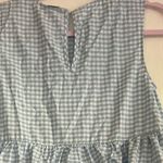 Who What Wear  Light Blue Checkered Dress Photo 2