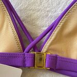 NWT L’Agent Avril swim top XS Purple Photo 1