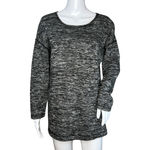 J. Crew Shirt Womens Small Gray Marled Zipper Sweatshirt Casual Everyday Lounge Photo 0