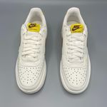 Nike Chic and Comfortable: Women's Court Vision Low - Sail/Yellow/Brown Size 7.5 Photo 5