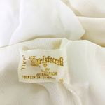 Vintage Aristocraft by Superior Ivory Nylon Lingerie Half Slip Side Slit Sz S Photo 4