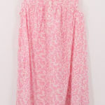 Pink Floral Button Up Sleeveless Nightgown House Dress Cotton Lounge Size M Size M Photo 0