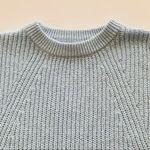BP Nordstrom Light Blue Knit Cosy Crewneck Sweater Large Photo 2