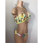 PilyQ New. /PQ oasis ruched reversible bikini. L-top/M-bottom. Retails $156 Photo 8