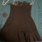 Lulus Strapless Black Dresss Photo 1