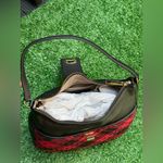 Talbots Quilted Greenwich Hobo Bag, Red Wool Plaid, NWOT Photo 15