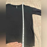 Athleta  Black Long Sleeve Top Womens Size XS Lightweight Sweater Shirt Crewneck Photo 3