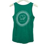 Ivory Ella  Green Graphic Tank Top Women's Size XS Photo 4
