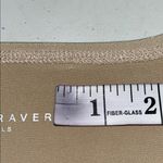 Susan Graver Essentials Size 3X Tan - Floral Lace Overlay V-Neck Tank Top Blouse Photo 4