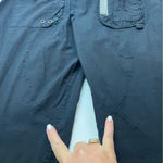 Johnny Was  Pete & Greta Womens Size 6 Marika Cargo Pants Black Grunge‎ *FLAWED Photo 7