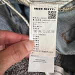 Miss Sixty Elizabeth Sulcer X  Light Wash Distressed Straight-Leg Mom Jeans 25 Photo 5