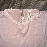 Orange Creek  Light Pink Baby Doll Long Sleeve Blouse Photo 2