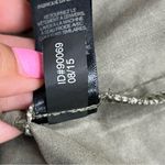 EXPRESS Khaki Utility Jacket M unisex zip up long sleeve cinch waist military Photo 3