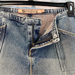 Billabong Vintage  Sample Blue Fade Denim Flare A-Line Skirt Size 5 Photo 4