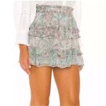 Love Shack Fancy ‎ Skirt Benicia Ruffle Mini in Mystical Foliage Photo 1