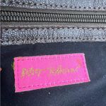 Betsey Johnson  Vintage Leather Hobo Bag with Fringe Photo 5