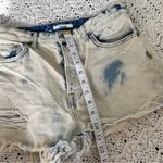 GRLFRND Cindy Acid Wash High Waist Distressed Cutoff DenimShorts White (Size 28) Photo 4