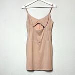 H:ours  Modi Mini Tan Ribbed Dress Photo 1