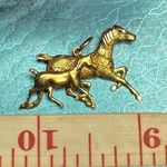 14K Gold Horse & Pony Pendant Photo 13