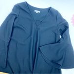 Emerson Fry Bell Sleeve Dress Black LBD Little Black Dress Size 8 Photo 6