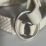 Lauren Ralph Lauren Leather Belt Women’s Cream Braided Western Large Photo 3