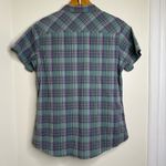 Cabela's Cabela’s Plaid Short Sleeve Button Down Shirt Women’s Size Medium Lightweight Photo 3