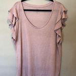 Gap Ruffled Cap Sleeve Lavender Blouse, xl tall Photo 0