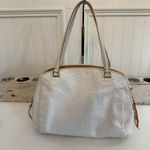 Coach  Madison Georgie Large Ostrich Embossed Leather Shoulder Tote Purse‎ Photo 1