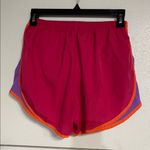 Nike  WOMENS DRI FIT RUNNING ATHLETIC SHORTS PINK SMALL Photo 2