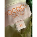 Rococo Sand White Green Floral Print Asymmetric Mini Skirt Size Medium Photo 9