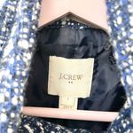 J.Crew Factory Blue Tweed Wool Blend City Coat Size 2 Photo 2