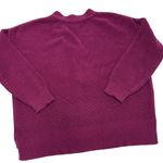 Rachel Zoe Sweater Womens Large Pink Purple Ribbed Knit Henley Photo 1