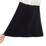 Sandro Paris White Lace & Black Colorblock Two Tone Mini Dress Photo 1